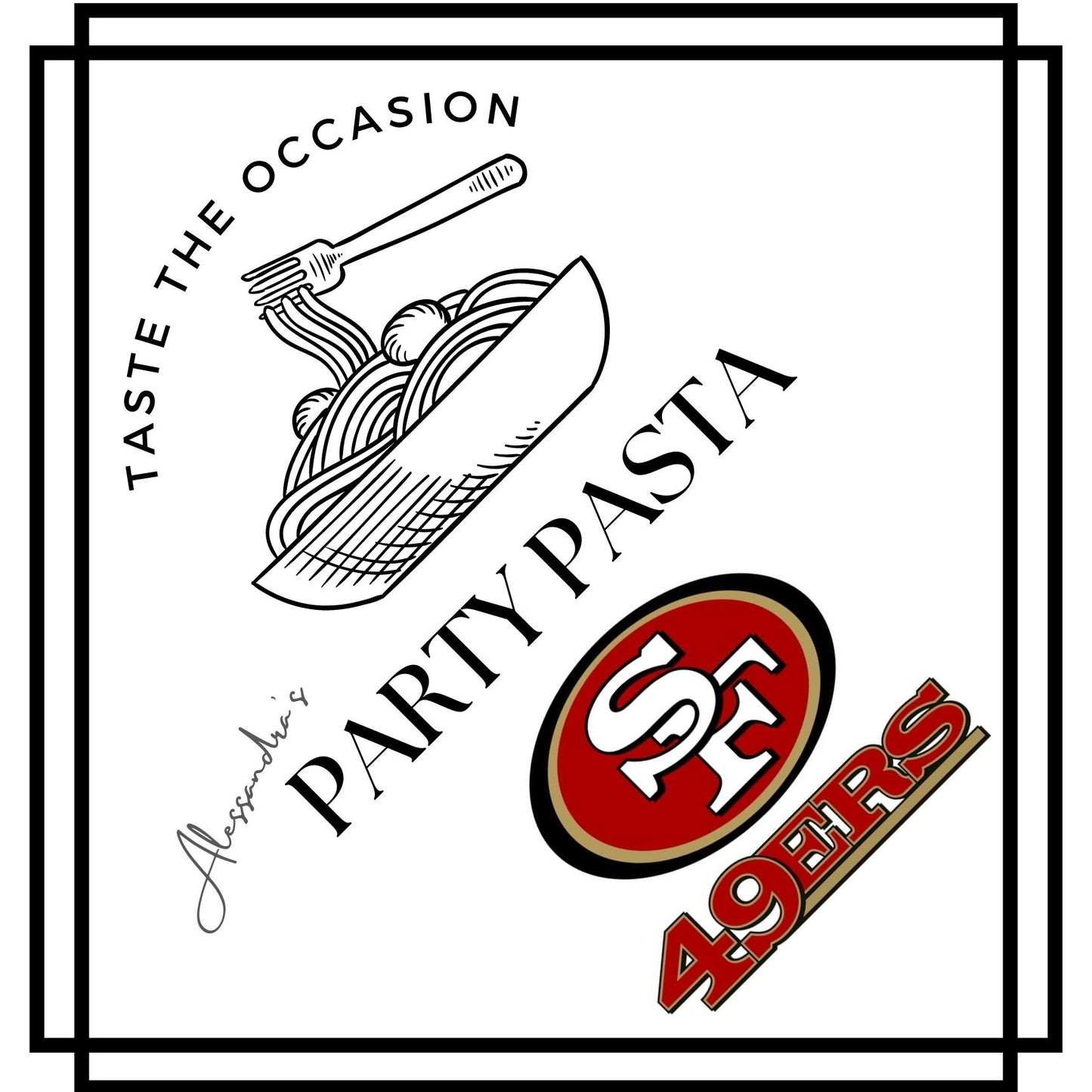 Dry San Francisco 49ers Pasta